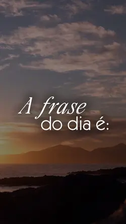 Frase do dia
