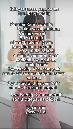 edit yarışması