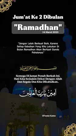 Jum'at Ke 2 Ramadhan