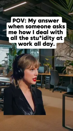 It's part of a job