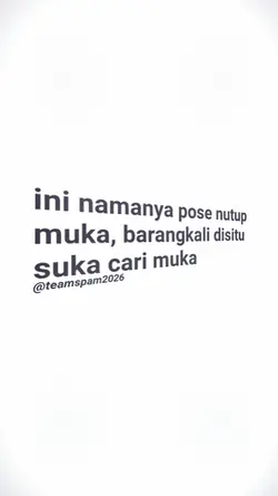 pose nutup muka