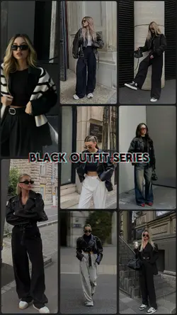 Black outfit series
