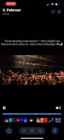 Concert gallery dump