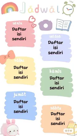 Daftar pelajaran