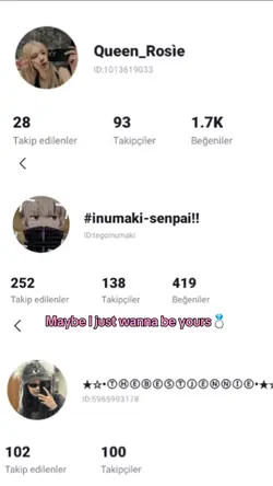 wanna be yourss
