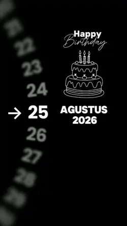 HBD 25 Agustus 