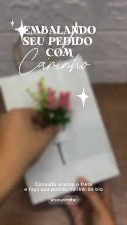 Embalando seu pedido