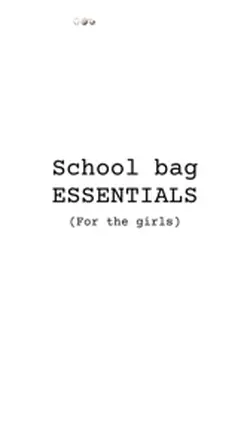 School bag ESSENTIA