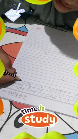 Vlog anak TK belajar