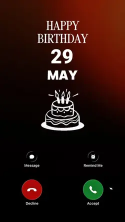 HBD 29 MAY 2026