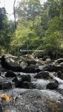 Relaxed for a momen