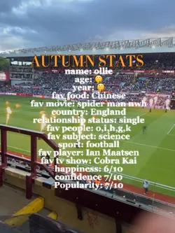 Autumn Stats