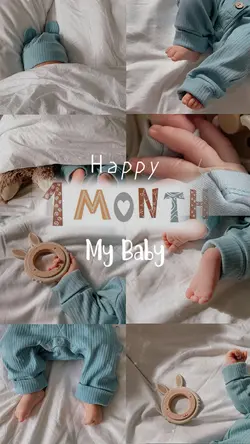 happy 1 month baby
