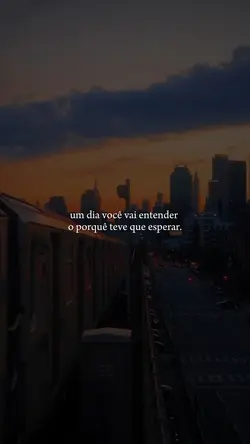 um dia você entende
