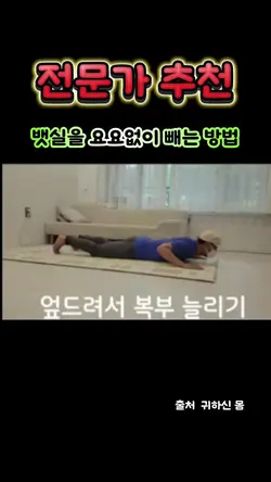 뱃살을 건강하게 빼는 법