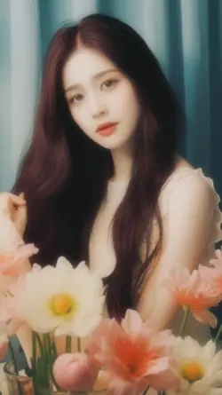 Girl's flower