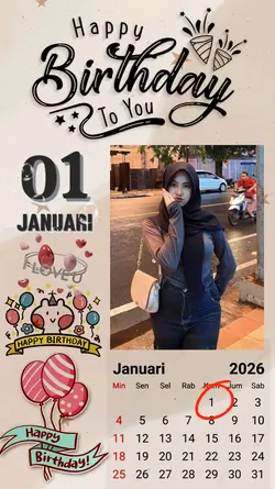 01 Januari Brithday