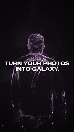 Turn photo to galaxy