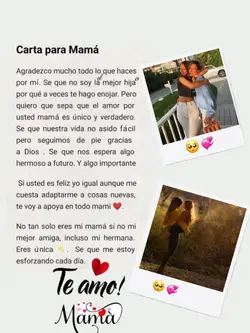 Carta para mamá🥹❤️