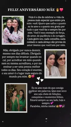 Parabéns mãe 
