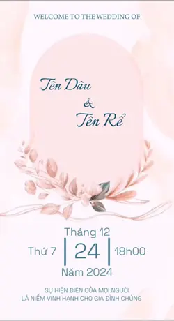 Mẫu thiệp online