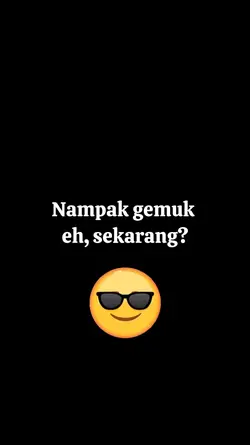 Nampak gemuk eh