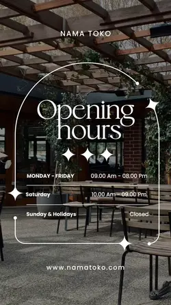 opening hours