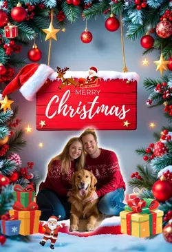 Christmas frame