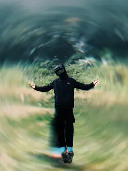 Radial blur effect