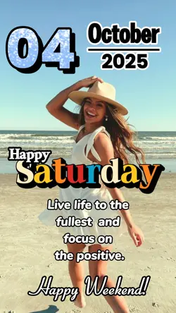 Happy Saturday 