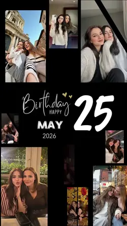 Birthday 25 May 2026
