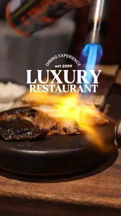 Restaurant menu