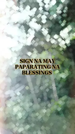 signs of  blessing