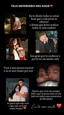 Aniversário namorado