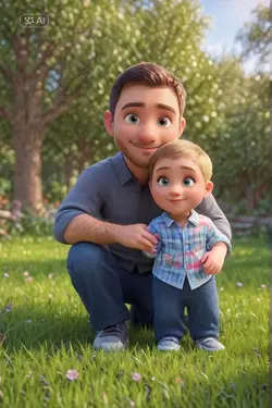 Father and son
