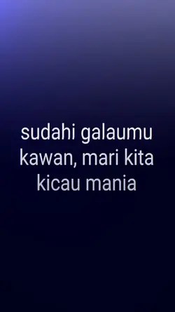 sudahi galaumu
