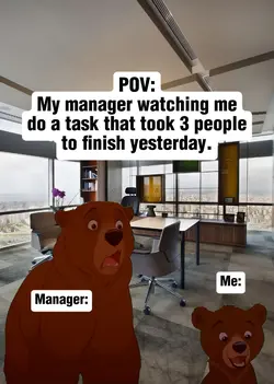 Manager Shocked