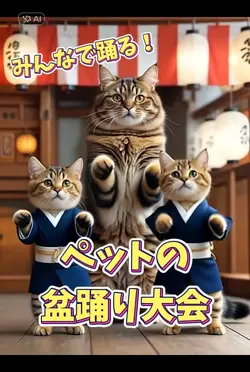 ペットの盆踊り大会