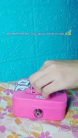  Mini Metal Cash Box