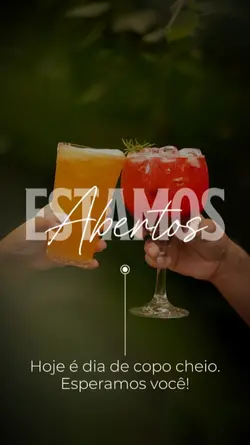 ESTAMOS ABERTOS 