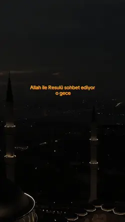 Miraç gecesi..
