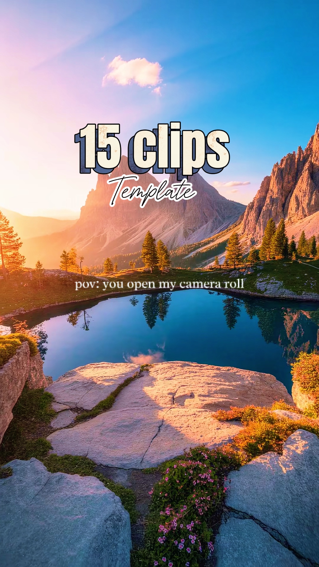 capcut template cover