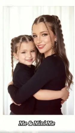 polaroid with child