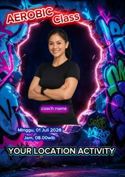 Flyer Senam Aerobic 