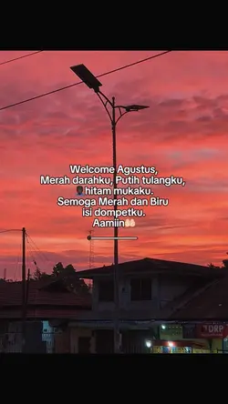 Welcome Agustus,
Mer