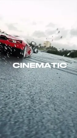 Cinematic Red Car