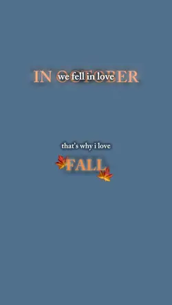 we fell in love