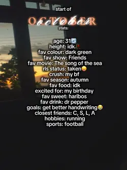 start of October