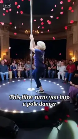 Into a pole dancer