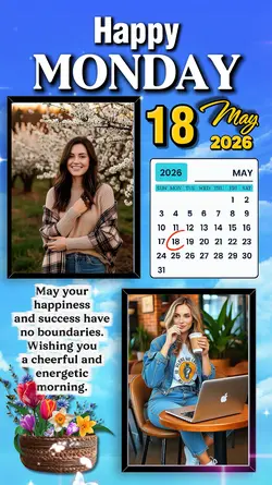 Monday 18 May 2026